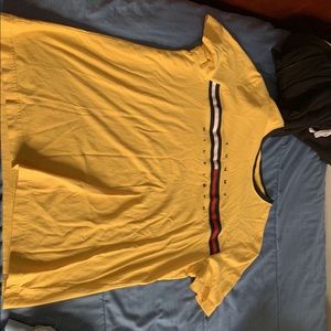 Yellow Tommy Hilfiger T Shirt Large